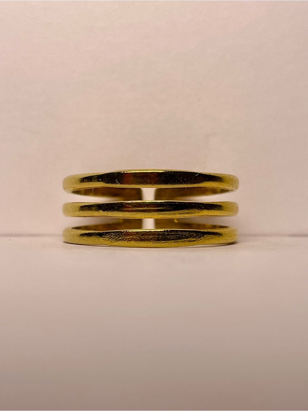 Gold Triple Band Ring